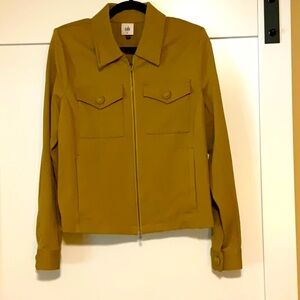 Cabi Touring Jacket Size M Style 4117 Moss Gold Yellow Mod Spring Full Zip